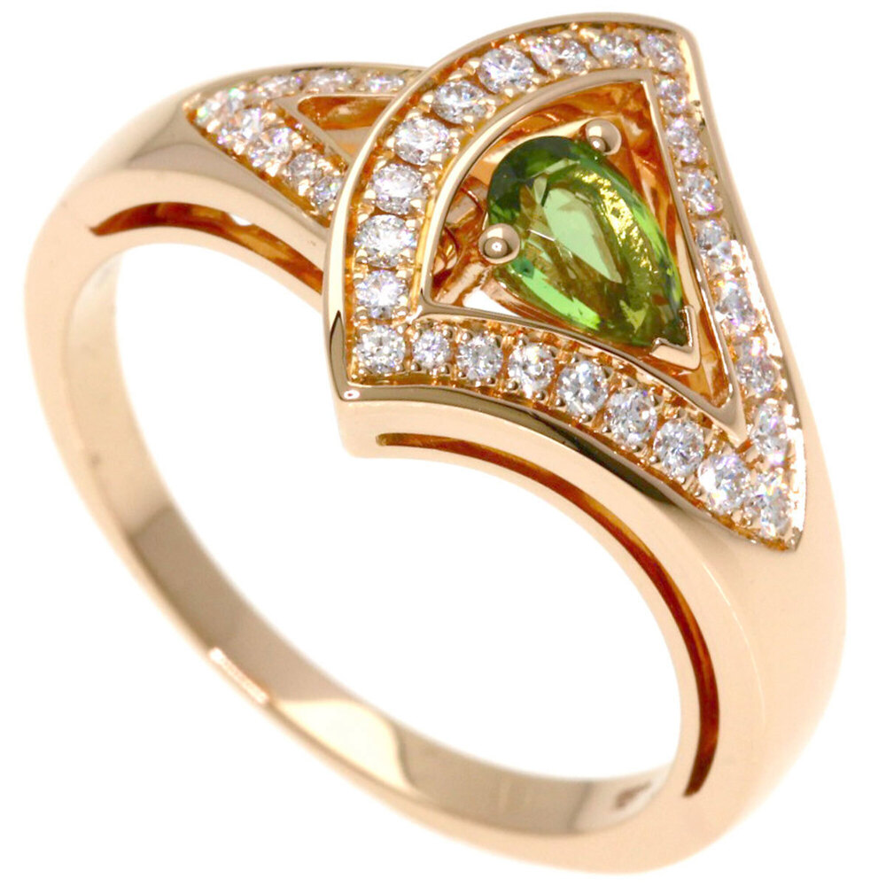 BVLGARI Diva's Dream Tourmaline Diamond Ring, 18K Pink Gold, Women's.
